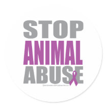 Stop Animal Abuse Sticker