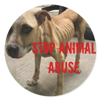 Stop Animal Abuse sticker