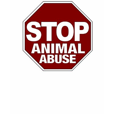 Stop Animal Abuse T-shirt by worldsfair