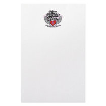Stop Animal Abuse Wings stationery by fightcancertees Stop Animal Abuse Wings stationery