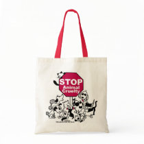 Stop Animal Cruelty Canvas Bag