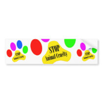Stop Animal Cruelty Bumper Sticker
