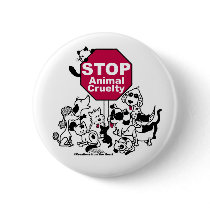 Stop Animal Cruelty buttons by creationhrt Stop Animal Cruelty buttons