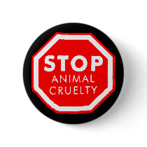 Stop Animal Cruelty Buttons