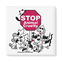 Stop Animal Cruelty magnets