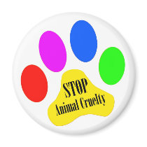 Stop Animal Cruelty Magnet