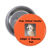 Stop Animal Cruelty Pin
