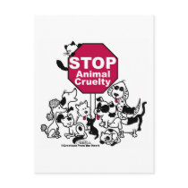 Stop Animal Cruelty postcards by creationhrt Stop Animal Cruelty postcards