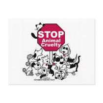 Stop Animal Cruelty Postcards