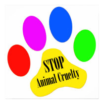 Stop Animal Cruelty Poster posters