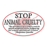 Stop Animal Cruelty Sticker