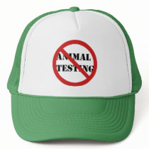 stop animal testing hats