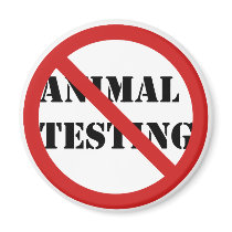 stop animal testing refrigerator magnet