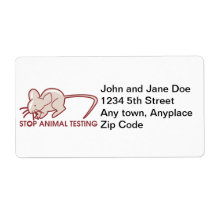 animal testing label