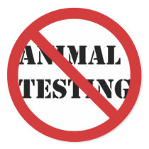 stop animal testing sticker