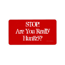 Stop! Are you really Hungry?, Diet Food Label