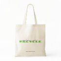 stop being lazy RECYCLE™ - Budget Tote Bags