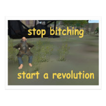stop bitching postcards