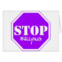 Stop Bullying Greeting Card