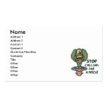 stop calling me a prick funny cactus business card