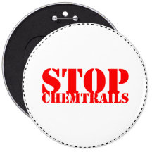 Stop Chemtrails - Botton Redondo Button