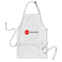 STOP CHILD ABUSE APRON