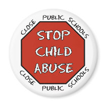 Stop Child Abuse magnets by SarcasticRepublican Stop Child Abuse magnets