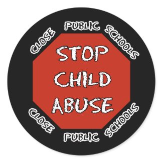 Stop Child Abuse sticker