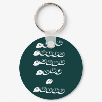 Stop Child AbuseLove A Child Key Chain by mrswrightnmrwrong