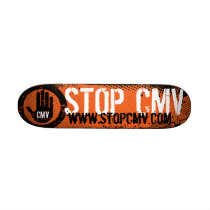 Stop CMV Mini Skateboard Deck by stopcmv Stop CMV Mini Skateboard Deck