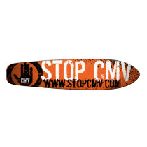 Stop CMV Old School Skateboard Deck by stopcmv Stop CMV Old School Skateboard Deck