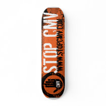 Stop CMV Skateboard Deck by stopcmv Stop CMV Skateboard Deck