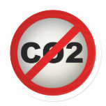 Stop CO2 stickers