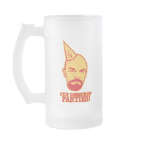 Stop Communist Parties Beer Mug by Libertymaniacs Stop Communist Parties Beer Mug