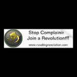 Stop Complaining Sticker bumper stickers