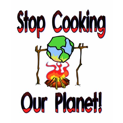 Stop Cooking Our Planet T-shirts by bethieralph