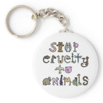 Stop Cruelty Key Chain