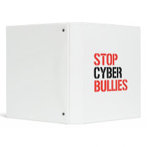 STOP CYBER BULLIES BINDERS