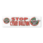 Stop Cyber-Bullying Anti Cyberbully Gear Bumper Stickers