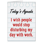 Stop disturbing my day cards