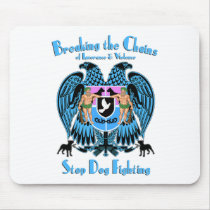 Stop Dog Fighting, American Pit Bull Terrier Dog Mouse Pad