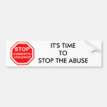 Stop Domestic Violence Bumper Stickers