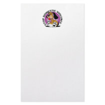 Stop Domestic Violence Dog Stationery