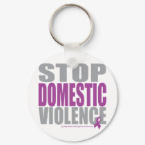 Stop Domestic Violence keychains by fightcancertees Stop Domestic Violence keychains