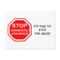 Stop Domestic Violence postcards
