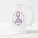 Stop Domestic Violence Ribbon mugs
