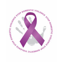 Stop Domestic Violence Ribbon t-shirts by fightcancertees Stop Domestic Violence Ribbon t-shirts