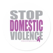 Stop Domestic Violence stickers by fightcancertees Stop Domestic Violence stickers