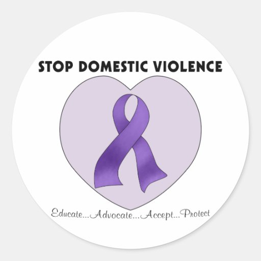 Stop Domestic Violence Sticker