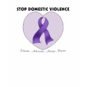 Stop Domestic Violence t-shirts by AwarenessAlley Stop Domestic Violence t-shirts